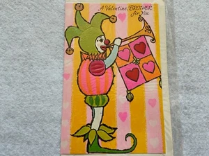 A Valentine, Brother for You Unused Greeting Card - Picture 1 of 2