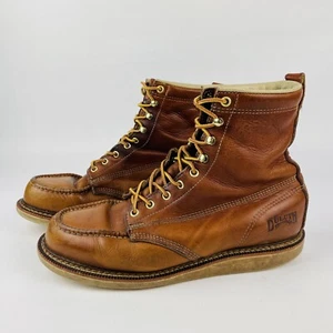 Stivali in pelle Duluth Trading 8" Contractor's Moc Toe da uomo 9,5 M 97786 scontati. - Foto 1 di 8