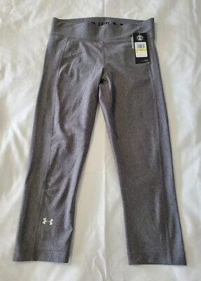 UA Under Armour Women's Heatgear Compression Capri Leggings Medium MEASURED NEW - Image 1 of 4