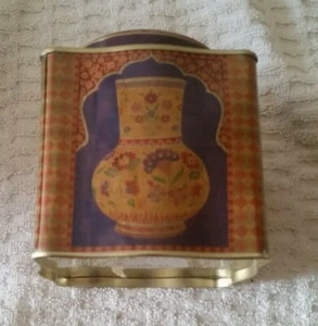 DEKORATIVE ZINN BLUMENVASE DESIGN UNBENUTZT 3 1/2" X 3 1/2" QUADRATISCH - Bild 1 von 2