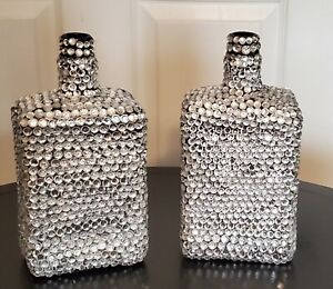 Hand Decorated Bottle, Sparkly Rhinestone Bottles Chic Style