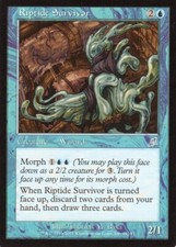 4X RIPTIDE SURVIVOR BLUE SCOURGE MTG MAGIC NM X4 (yourdeckbuilder)