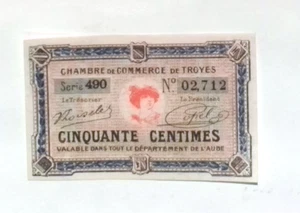 Billete de 50 céntimos Francia 1926 en muy buen estado - Imagen 1 de 2
