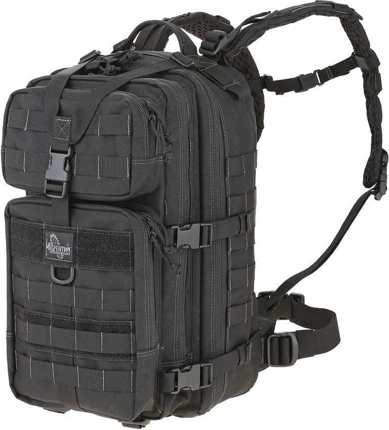 Maxpedition Falcon-III Black Nylon Construction Water Resistant Backpack  - Image 1 of 1