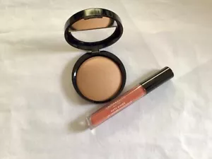 Laura Geller Soft Matte Baked Bronzer Shade Fair + Sienna Rose Lip Gloss - Picture 1 of 1