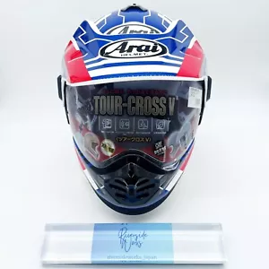 Arai Helmet XD-5 Japan TOUR-CROSS V TRAIL Blue Size M 57-58cm Brand New - Picture 1 of 17