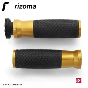 TRIUMPH Street Triple 2007-2012 Grips Manopole URLO (Ø 22 mm) RIZOMA GR222G Gold - Picture 1 of 4
