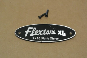 GENUINE LINE 6 FLEXTONE XL MODEL METAL PLATE + SCREWS for YOUR AMPLIFIER! #E116 - Picture 1 of 8