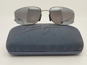 Maui Jim MJ-353-02 Kukuna Gunmetal Frame Polarized Grey Gradient Lens Sunglasses - Picture 1 of 17