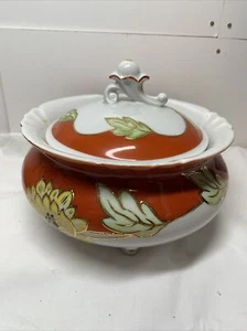 Vintage Oscar Schlegelmilch Porzellan 6,5"" Servierschüssel Blumenmuster sehr schön - Bild 1 von 12
