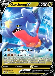 Garchomp V 117/189 SWSH Astral Radiance Ext. Art Ultra Rare Holo Pokémon 2022 NM - Picture 1 of 2