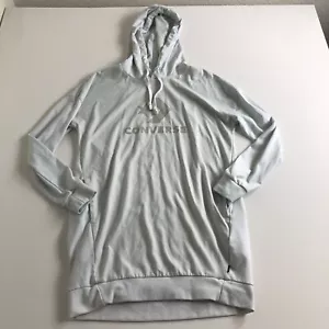 Converse Hoodie Dress Gray Women Size XS With Pockets Oversized - Picture 1 of 6