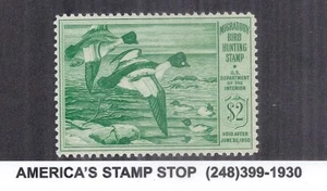 1949 US RW16 Federal Duck Migratory Bird & Hunting, $2 Goldeneyes MNH - Picture 1 of 2