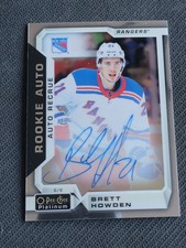 2018-19 OPC O-PEE-CHEE PLATINUM BRETT HOWDEN R-BH ROOKIE AUTO RC AUTOGRAPH