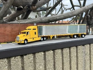1/64 dcp t660 kenworth with matching chrome spread axle reefer - Picture 1 of 12
