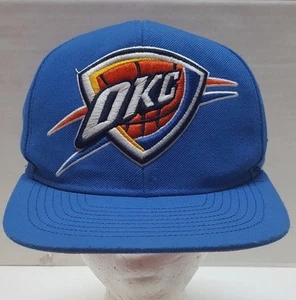 Adidas Hat NBA OKC Oklahoma City Thunder Snapback Cap Adjustable - Picture 1 of 9