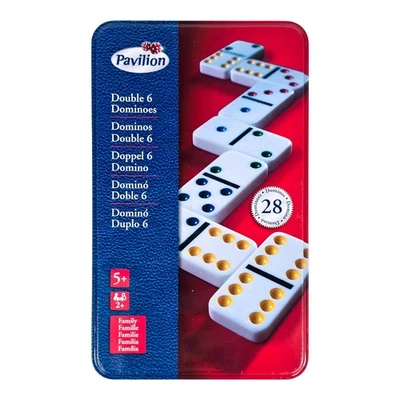 Pavilion Double 6 Colour Dot Dominos - Toys R Us - Family Game Complete - Image 1 of 3