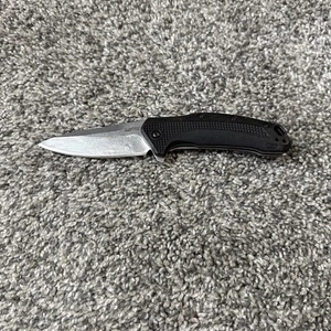 Kershaw Link 1776 Blackwash Assisted Knife - Made In USA  Used - Picture 1 of 7