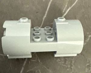 LEGO Antiguo Reactor Cilindro Gris Claro 3 x 6 x 2 2/3 Piezas Horizontales 30360 y 4150 - Imagen 1 de 7