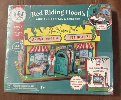 Storytime Toys CAPERUCITA ROJA ANIMAL HOSPITAL Y REFUGIO Juego de Libro y Juego NUEVO Foto 1 de 4
