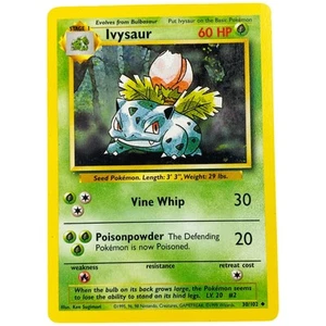 Pokémon TCG Ivysaur Base Set 30/102 Regular Unlimited Uncommon - Picture 1 of 2