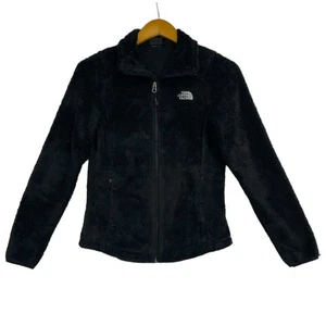 The North Face Women's Fuzy Fleece Jacket Small Black Full-Zip Long Sleeve Coat - Picture 1 of 8