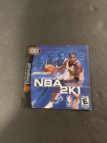 sega dreamcast nba 2k1 Manual only