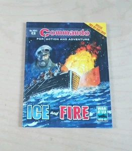 Commando Comic~Ice and Fire (4641)  War at Sea 1939-45  - Picture 1 of 4