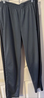 Pantalones de chándal Adidas XL para hombre azul claro gris tricot pierna recta Foto 1 de 4