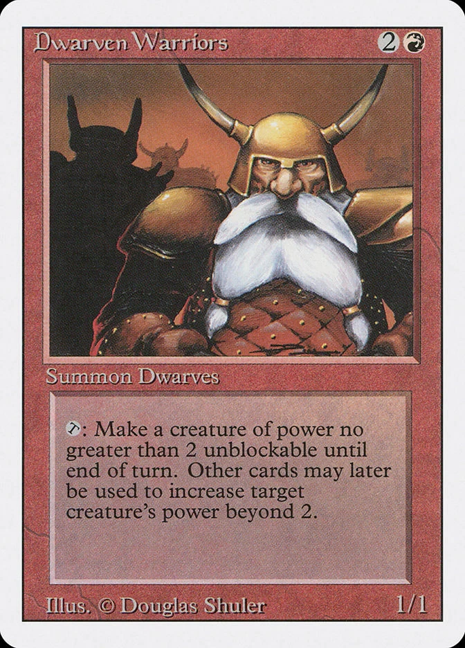 Dwarven Warriors [Revised Edition] Magic MTG - Image 1 of 1
