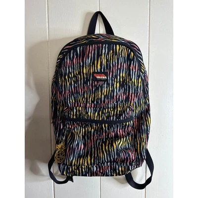 Volcom Stone Company Backpack Men's Multi Colored Striped School Bag Pineapple - Image 1 of 4