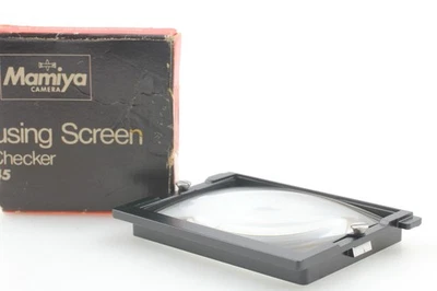 Mamiya Focusing Screen No.3 Checker Grid for M645 [MINT w/ Case Box] From JAPAN - Image 1 of 4