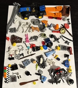 LEGO BULK MINIFIGURE PARTS ACCESSORIES.   AS IS.  ALL PCS YOU SEE.   CLEAN! - Picture 1 of 5