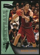 2009 Press Pass Fusion Green #25 Brook Lopez /25
