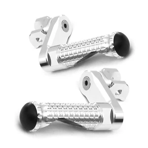 Silver Silver MPRO Front 40mm Lowering Foot Pegs For Yamaha XSR 900 16-18 19 20 - Foto 1 di 7