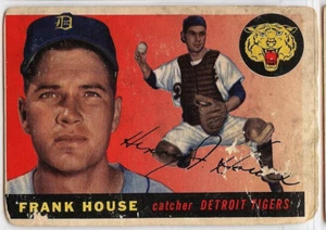 1955 TOPPS BASEBALL #87 FRANK HOUSE POOR - Imagen 1 de 5