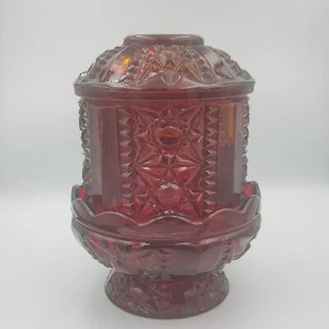 Vintage indiana flash glass stars and bars fairy lamp. - Bild 1 von 11