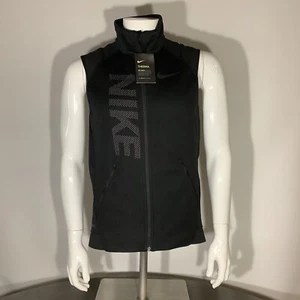 NWT Nike DRI-FIT Therma Sphere Training Vest Black Volt 807763-010 Men’s Size S - Picture 1 of 5