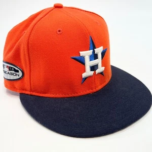 Gorra oficial en el campo New Era Houston Astros MLB 6 7/8 2018 postemporada - Imagen 1 de 4