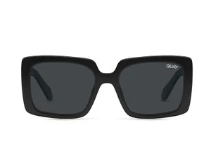 Quay Total Vibe RX QT-001065 Damen-Sonnenbrille schwarz/rauchfarben getönt - Bild 1 von 3