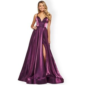 Sherri Hill #53548 Purple Special Occasion Dress NWT Size 2