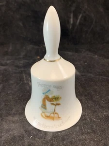 Vintage World Wide Arts Holly Hobbie Round Ceramic Bell Magic In Mother's Touch - Picture 1 of 10