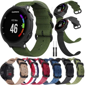Sport Nylon Strap For Garmin forerunner 735XT/220/230/235/620/630 Watch Starp - Picture 1 of 34