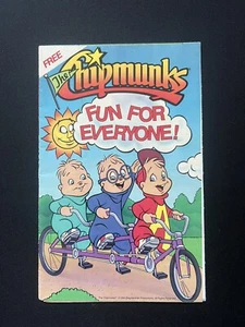 Alvin And The Chipmunks Fun For Everyone Target Promotion Poster 1990 Vintage! - Picture 1 of 3