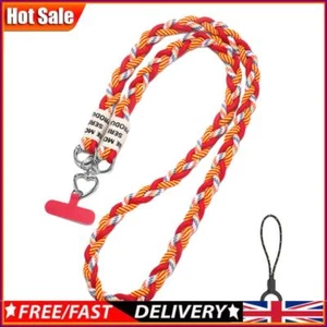 Crossbody Phone Lanyard Universal Anti Theft Phone Strap for Travel (Red Orange) - Zdjęcie 1 z 9