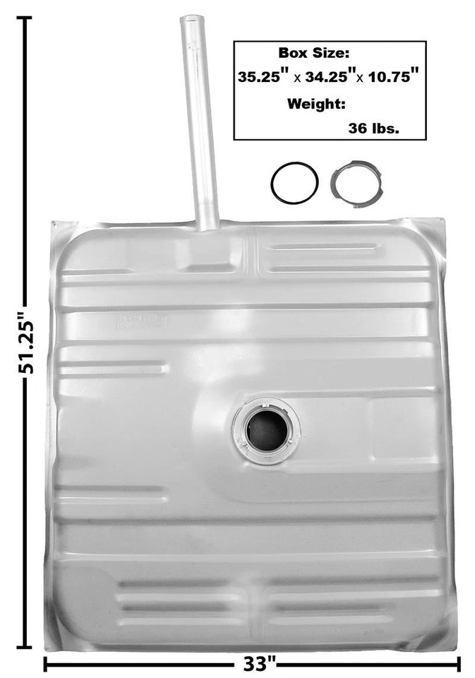 Chevrolet El Camino 1973-74, GMC Sprint tanque de gasolina - 26 galones con cuello nuevo Foto 1 de 1