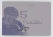 2017 Leaf Lumber Kings 500 Goal Club Printing Plate Magenta 1/1 Joe Sakic 0gy4