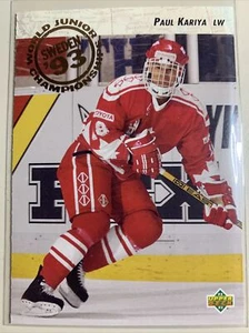 1992-93 Upper Deck #586 Paul Kariya NM-MT RC - Picture 1 of 2