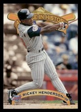 1998 Sports Illustrated Then and Now #37 Rickey Henderson Anaheim Angels