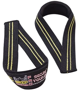 Triangle Quick Lifting Wrist Straps Weightlifting Heavy Duty Neoprene Padded 1 & - Picture 1 of 10